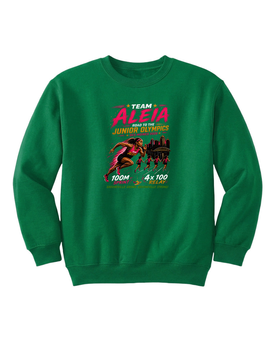 YOUTH Team Aleia Full Chest Logo T Shirt | Hoodie | Long Sleeve | Sweatshirt | Crew Neck | Tank Top