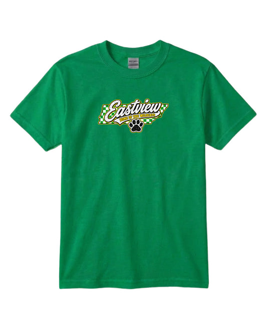 YOUTH Eastview Home of the Wildcats Chest Logo T Shirt | Hoodie | Long Sleeve | Sweatshirt | Crew Neck | Tank Top 1