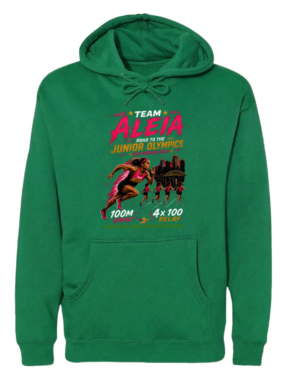 ADULT Team Aleia Full Chest Logo T Shirt | Hoodie | Long Sleeve | Sweatshirt | Crew Neck | Tank Top