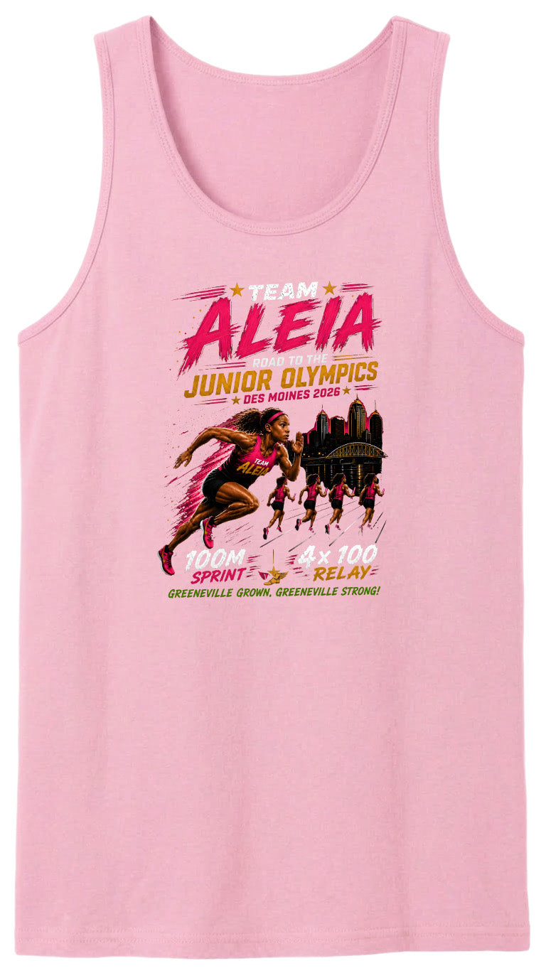 ADULT Team Aleia Full Chest Logo T Shirt | Hoodie | Long Sleeve | Sweatshirt | Crew Neck | Tank Top