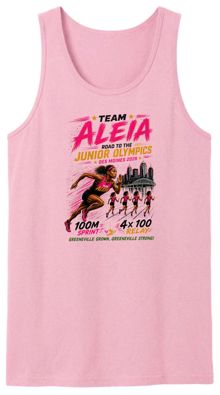 ADULT Team Aleia Full Chest Logo T Shirt | Hoodie | Long Sleeve | Sweatshirt | Crew Neck | Tank Top