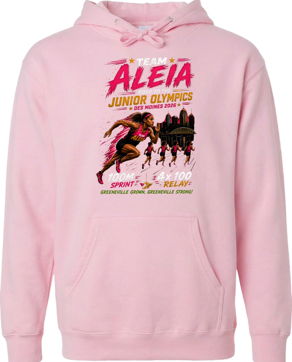 ADULT Team Aleia Full Chest Logo T Shirt | Hoodie | Long Sleeve | Sweatshirt | Crew Neck | Tank Top