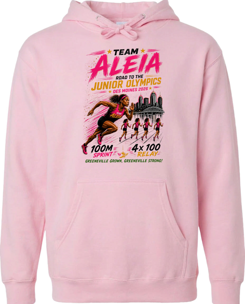 ADULT Team Aleia Full Chest Logo T Shirt | Hoodie | Long Sleeve | Sweatshirt | Crew Neck | Tank Top