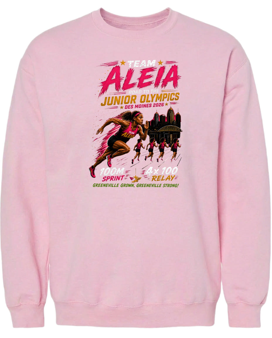 ADULT Team Aleia Full Chest Logo T Shirt | Hoodie | Long Sleeve | Sweatshirt | Crew Neck | Tank Top