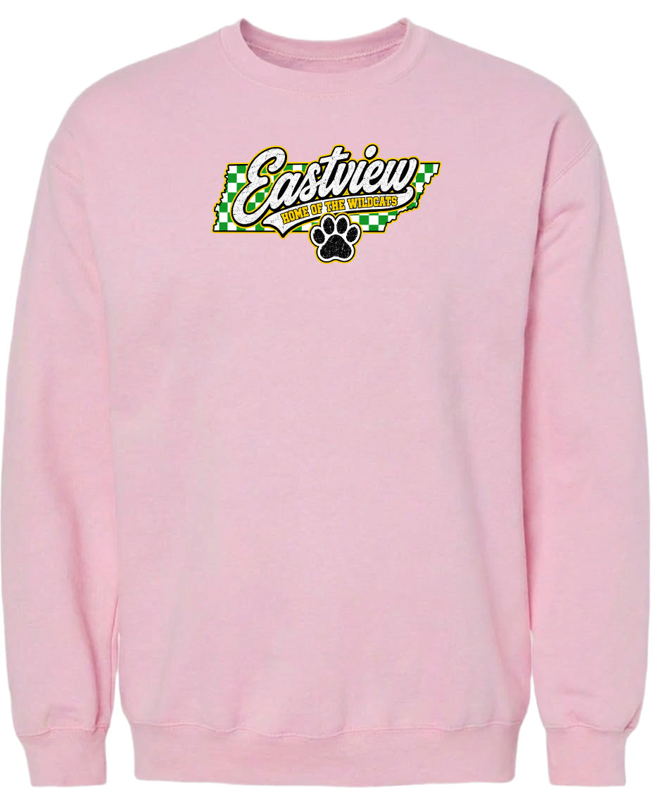 ADULT Eastview Home of the Wildcats Chest Logo T Shirt | Hoodie | Long Sleeve | Sweatshirt | Crew Neck | Tank Top 1