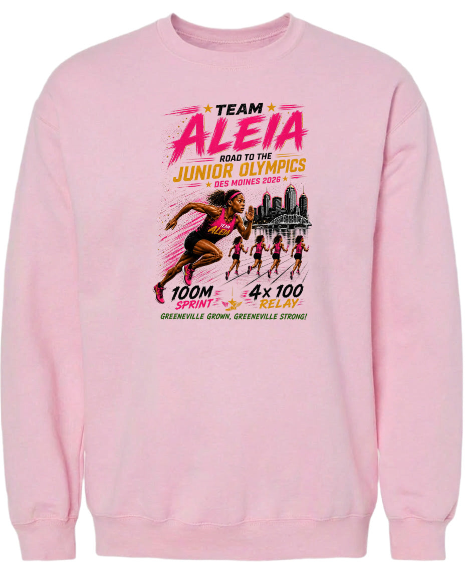 ADULT Team Aleia Full Chest Logo T Shirt | Hoodie | Long Sleeve | Sweatshirt | Crew Neck | Tank Top