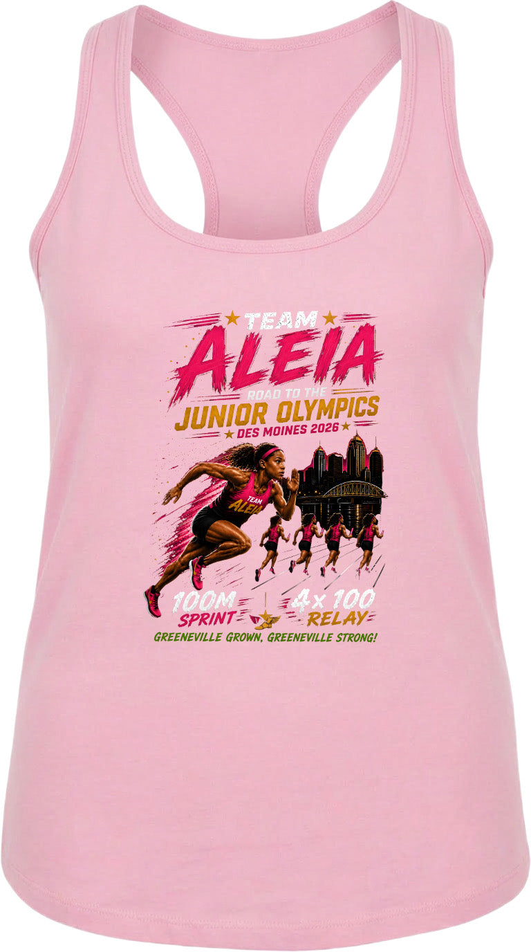 ADULT Team Aleia Full Chest Logo T Shirt | Hoodie | Long Sleeve | Sweatshirt | Crew Neck | Tank Top