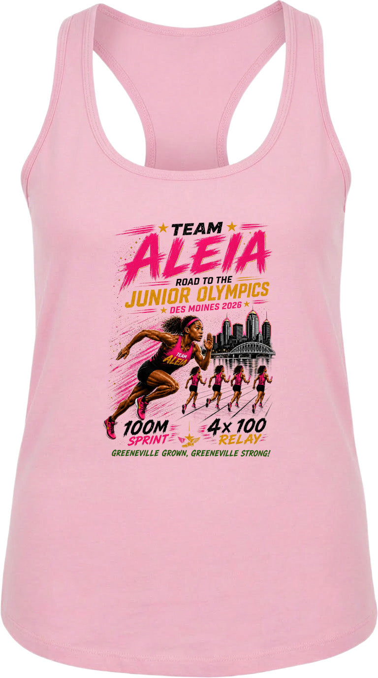 ADULT Team Aleia Full Chest Logo T Shirt | Hoodie | Long Sleeve | Sweatshirt | Crew Neck | Tank Top