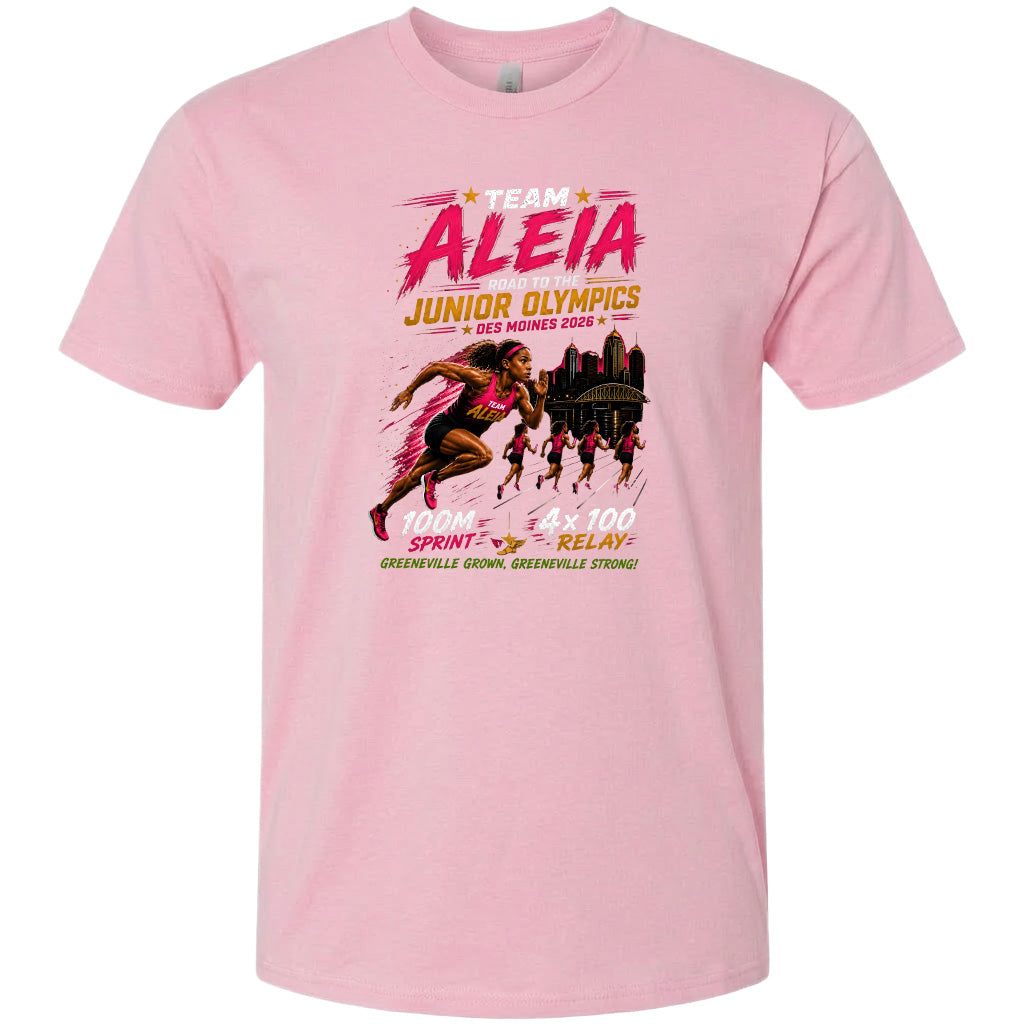 ADULT Team Aleia Full Chest Logo T Shirt | Hoodie | Long Sleeve | Sweatshirt | Crew Neck | Tank Top