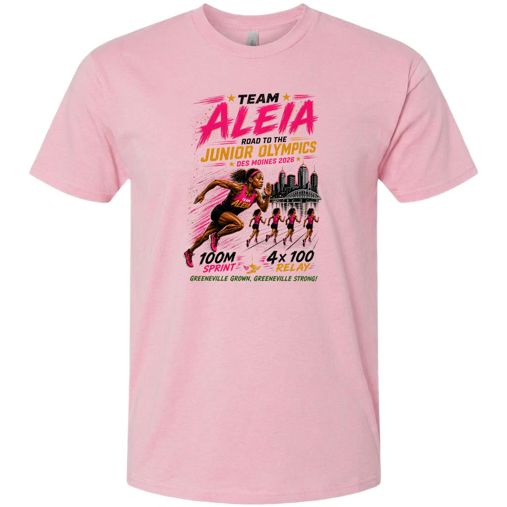ADULT Team Aleia Full Chest Logo T Shirt | Hoodie | Long Sleeve | Sweatshirt | Crew Neck | Tank Top