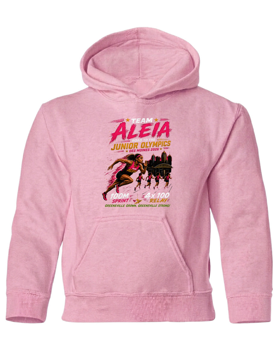 YOUTH Team Aleia Full Chest Logo T Shirt | Hoodie | Long Sleeve | Sweatshirt | Crew Neck | Tank Top