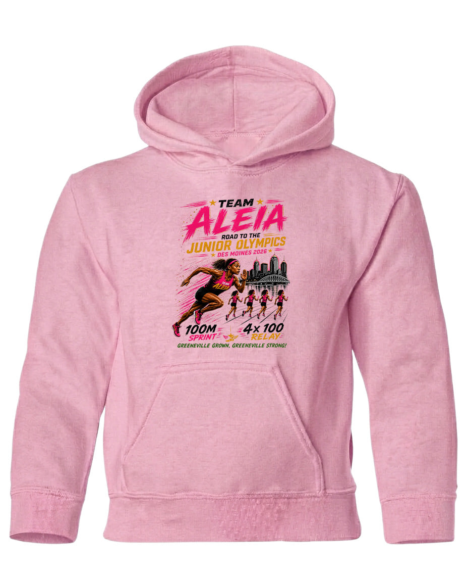 YOUTH Team Aleia Full Chest Logo T Shirt | Hoodie | Long Sleeve | Sweatshirt | Crew Neck | Tank Top