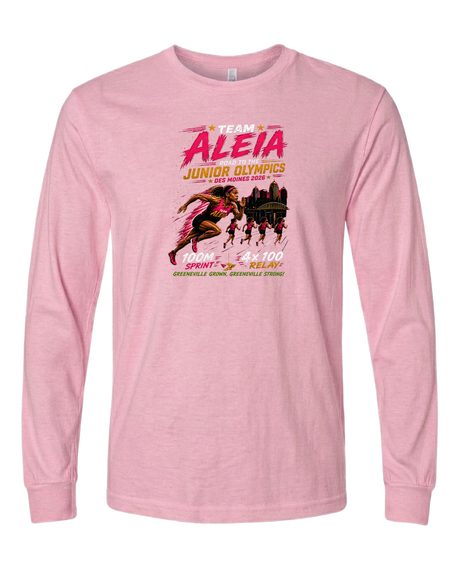 YOUTH Team Aleia Full Chest Logo T Shirt | Hoodie | Long Sleeve | Sweatshirt | Crew Neck | Tank Top