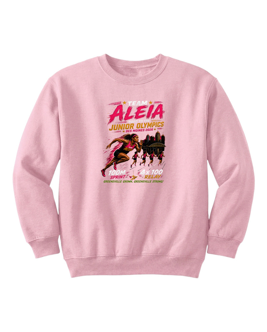 YOUTH Team Aleia Full Chest Logo T Shirt | Hoodie | Long Sleeve | Sweatshirt | Crew Neck | Tank Top