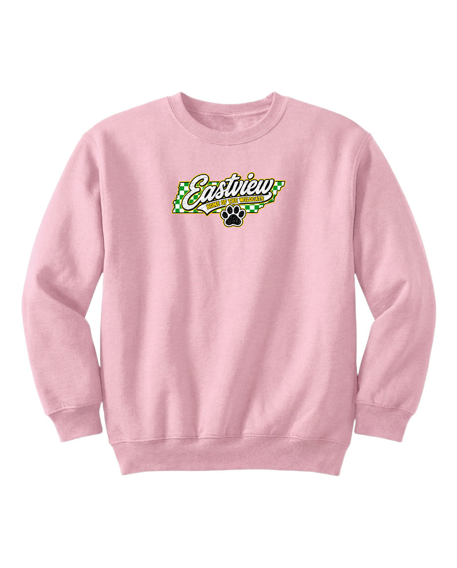 YOUTH Eastview Home of the Wildcats Chest Logo T Shirt | Hoodie | Long Sleeve | Sweatshirt | Crew Neck | Tank Top 1
