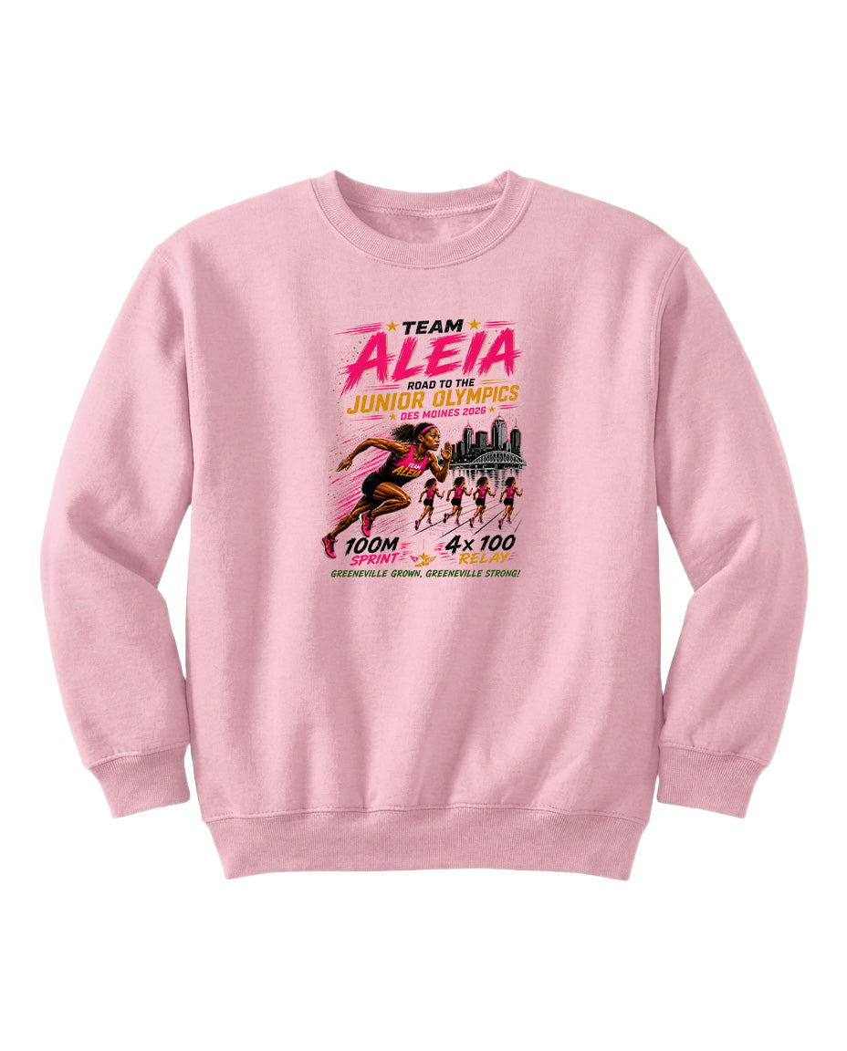 YOUTH Team Aleia Full Chest Logo T Shirt | Hoodie | Long Sleeve | Sweatshirt | Crew Neck | Tank Top