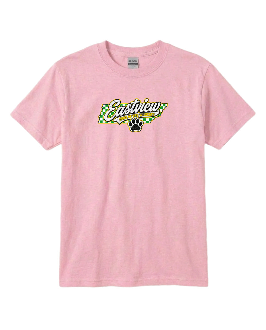 YOUTH Eastview Home of the Wildcats Chest Logo T Shirt | Hoodie | Long Sleeve | Sweatshirt | Crew Neck | Tank Top 1
