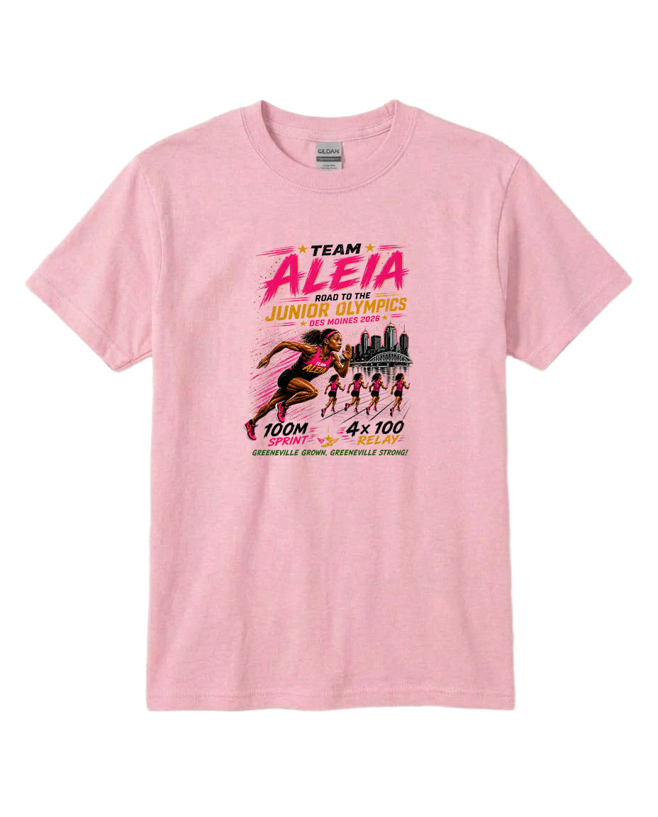 YOUTH Team Aleia Full Chest Logo T Shirt | Hoodie | Long Sleeve | Sweatshirt | Crew Neck | Tank Top
