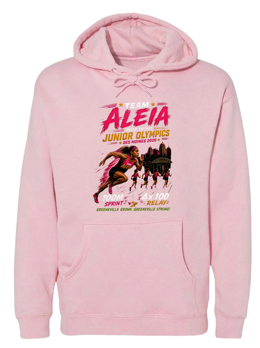 ADULT Team Aleia Full Chest Logo T Shirt | Hoodie | Long Sleeve | Sweatshirt | Crew Neck | Tank Top