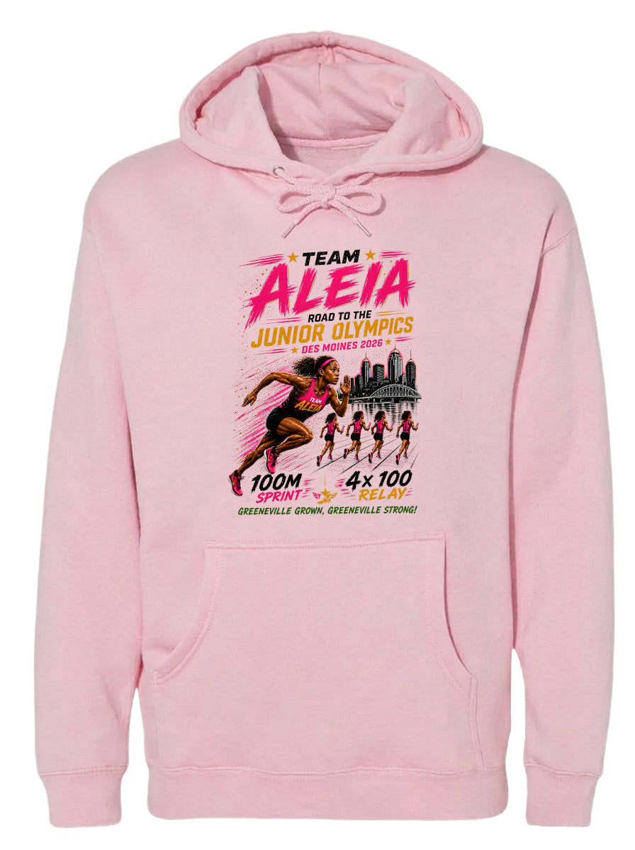 ADULT Team Aleia Full Chest Logo T Shirt | Hoodie | Long Sleeve | Sweatshirt | Crew Neck | Tank Top