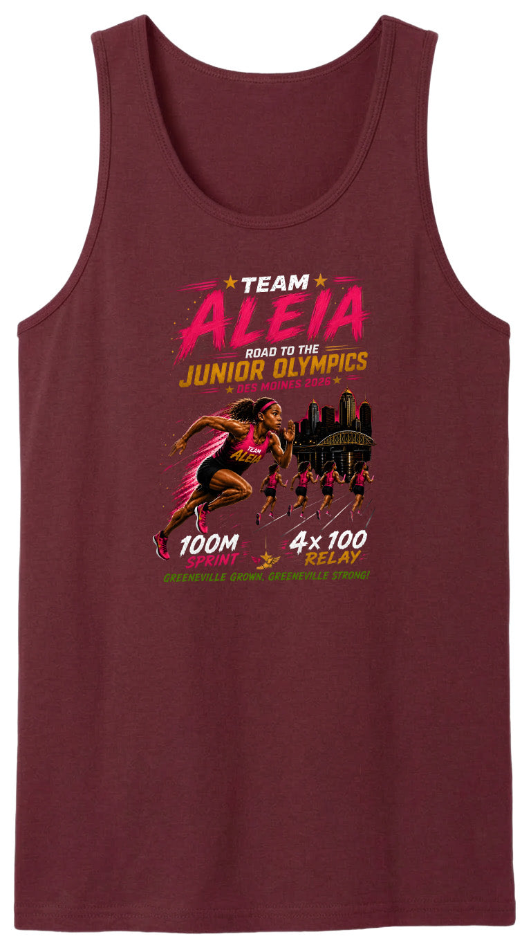 ADULT Team Aleia Full Chest Logo T Shirt | Hoodie | Long Sleeve | Sweatshirt | Crew Neck | Tank Top