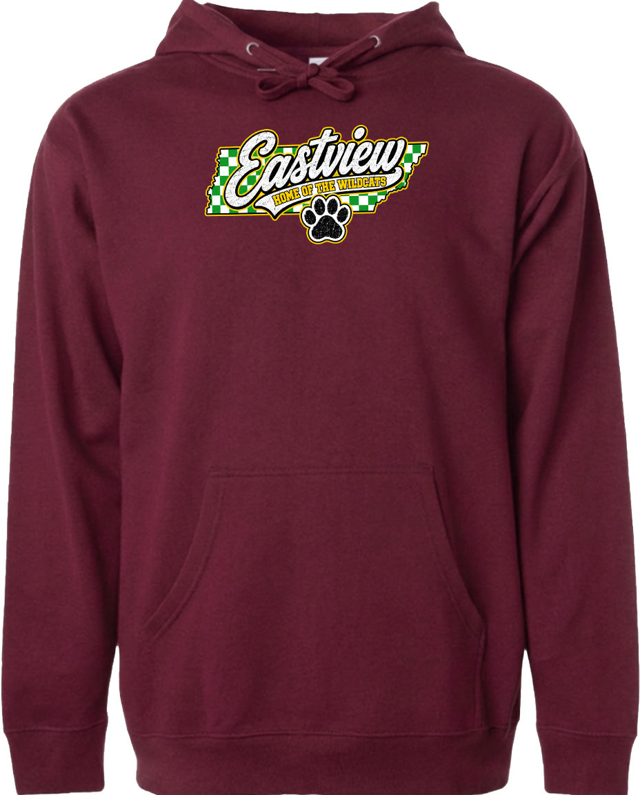 ADULT Eastview Home of the Wildcats Chest Logo T Shirt | Hoodie | Long Sleeve | Sweatshirt | Crew Neck | Tank Top 1