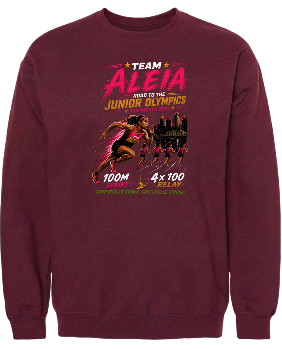 ADULT Team Aleia Full Chest Logo T Shirt | Hoodie | Long Sleeve | Sweatshirt | Crew Neck | Tank Top