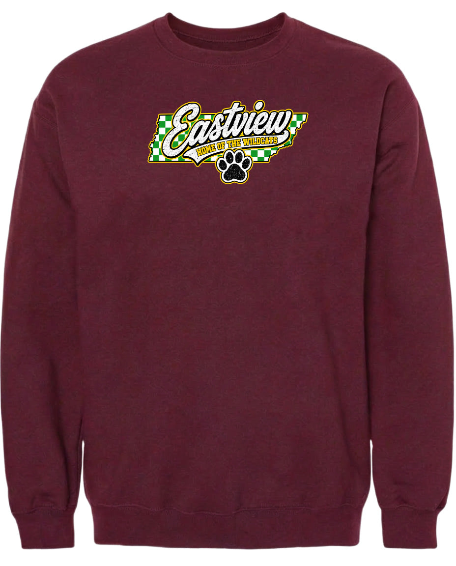 ADULT Eastview Home of the Wildcats Chest Logo T Shirt | Hoodie | Long Sleeve | Sweatshirt | Crew Neck | Tank Top 1