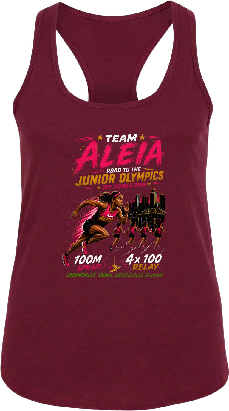 ADULT Team Aleia Full Chest Logo T Shirt | Hoodie | Long Sleeve | Sweatshirt | Crew Neck | Tank Top