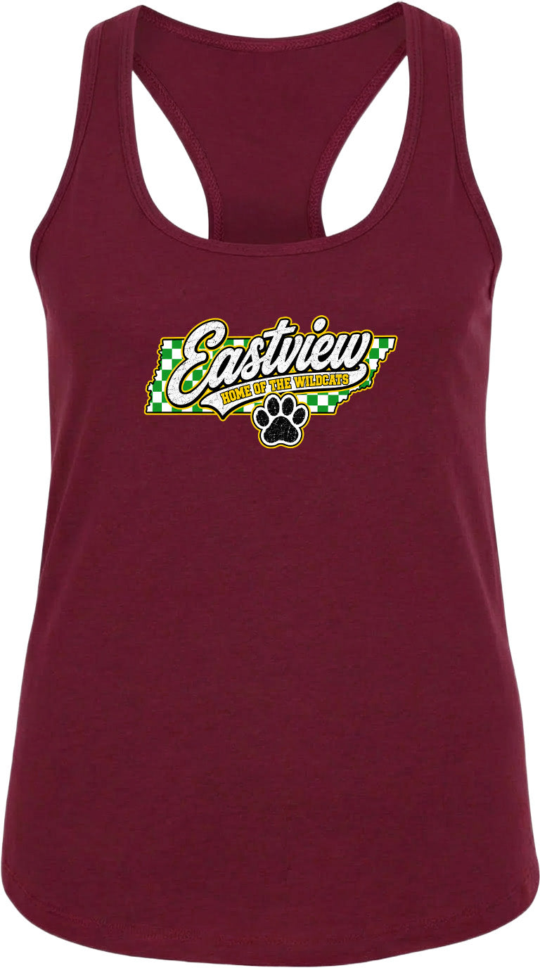 ADULT Eastview Home of the Wildcats Chest Logo T Shirt | Hoodie | Long Sleeve | Sweatshirt | Crew Neck | Tank Top 1