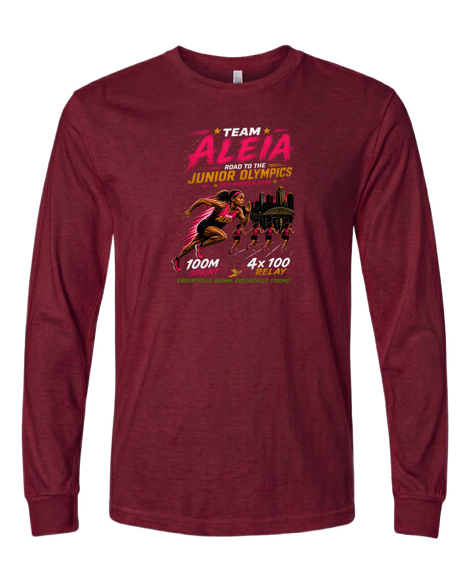 YOUTH Team Aleia Full Chest Logo T Shirt | Hoodie | Long Sleeve | Sweatshirt | Crew Neck | Tank Top