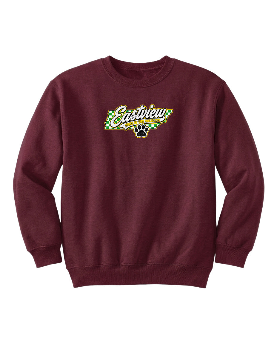 YOUTH Eastview Home of the Wildcats Chest Logo T Shirt | Hoodie | Long Sleeve | Sweatshirt | Crew Neck | Tank Top 1