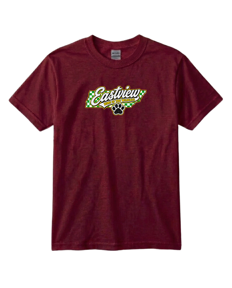 YOUTH Eastview Home of the Wildcats Chest Logo T Shirt | Hoodie | Long Sleeve | Sweatshirt | Crew Neck | Tank Top 1