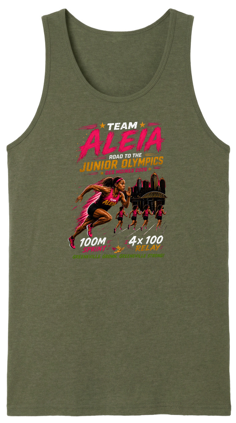 ADULT Team Aleia Full Chest Logo T Shirt | Hoodie | Long Sleeve | Sweatshirt | Crew Neck | Tank Top