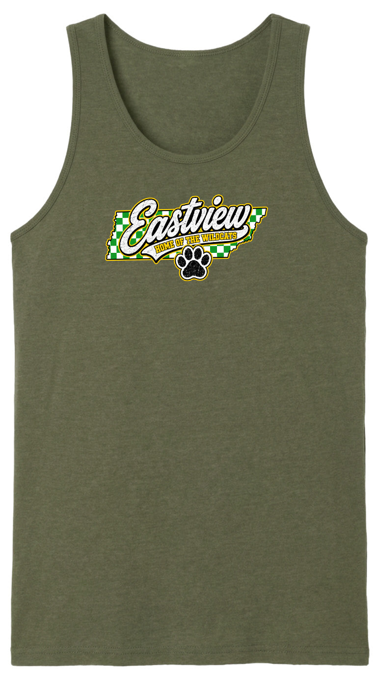 ADULT Eastview Home of the Wildcats Chest Logo T Shirt | Hoodie | Long Sleeve | Sweatshirt | Crew Neck | Tank Top 1