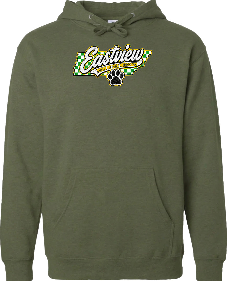 ADULT Eastview Home of the Wildcats Chest Logo T Shirt | Hoodie | Long Sleeve | Sweatshirt | Crew Neck | Tank Top 1