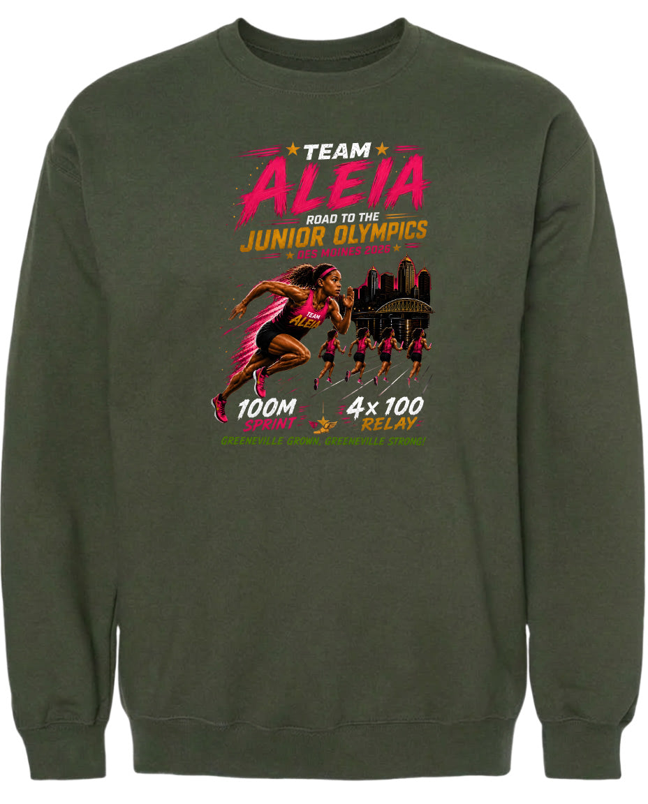 ADULT Team Aleia Full Chest Logo T Shirt | Hoodie | Long Sleeve | Sweatshirt | Crew Neck | Tank Top