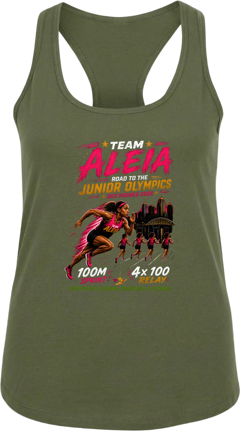ADULT Team Aleia Full Chest Logo T Shirt | Hoodie | Long Sleeve | Sweatshirt | Crew Neck | Tank Top