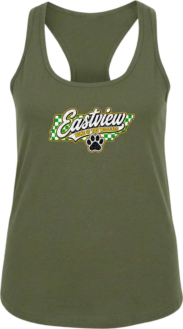 ADULT Eastview Home of the Wildcats Chest Logo T Shirt | Hoodie | Long Sleeve | Sweatshirt | Crew Neck | Tank Top 1