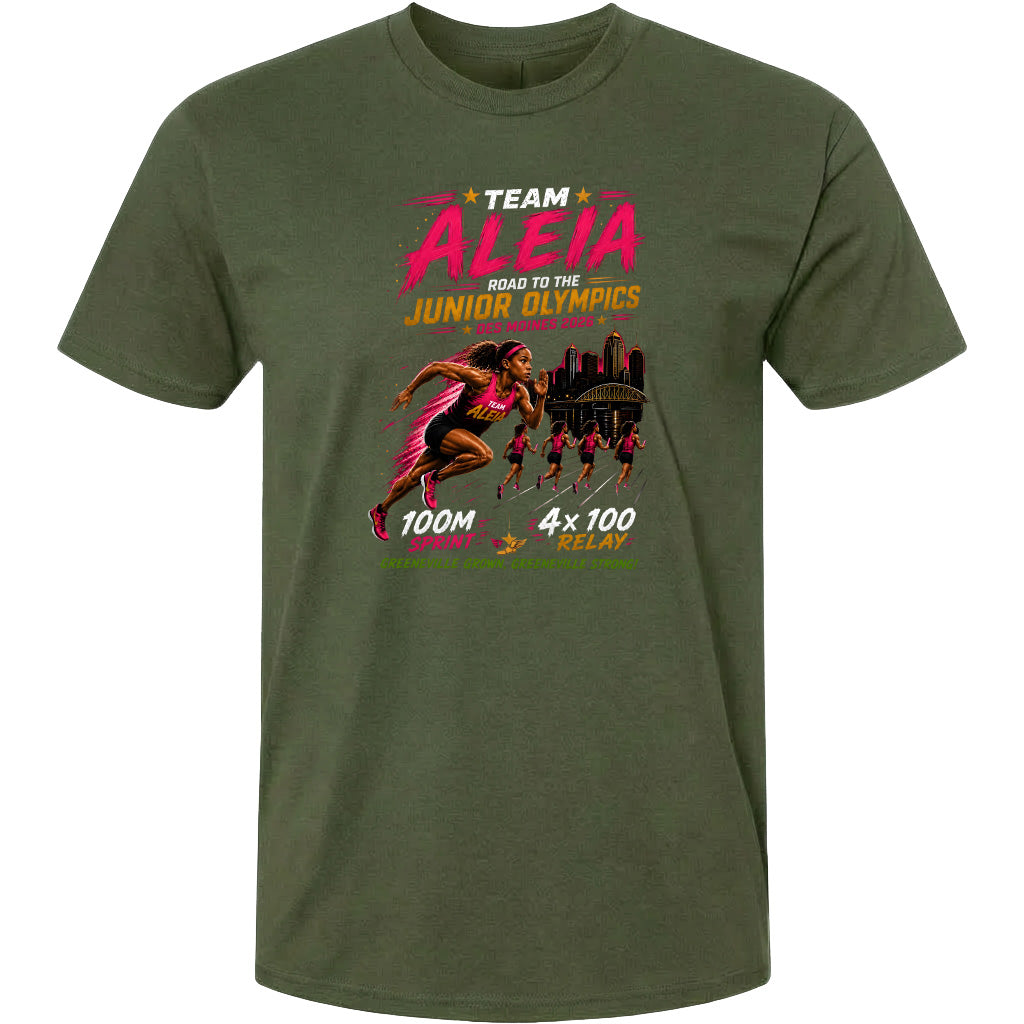 ADULT Team Aleia Full Chest Logo T Shirt | Hoodie | Long Sleeve | Sweatshirt | Crew Neck | Tank Top