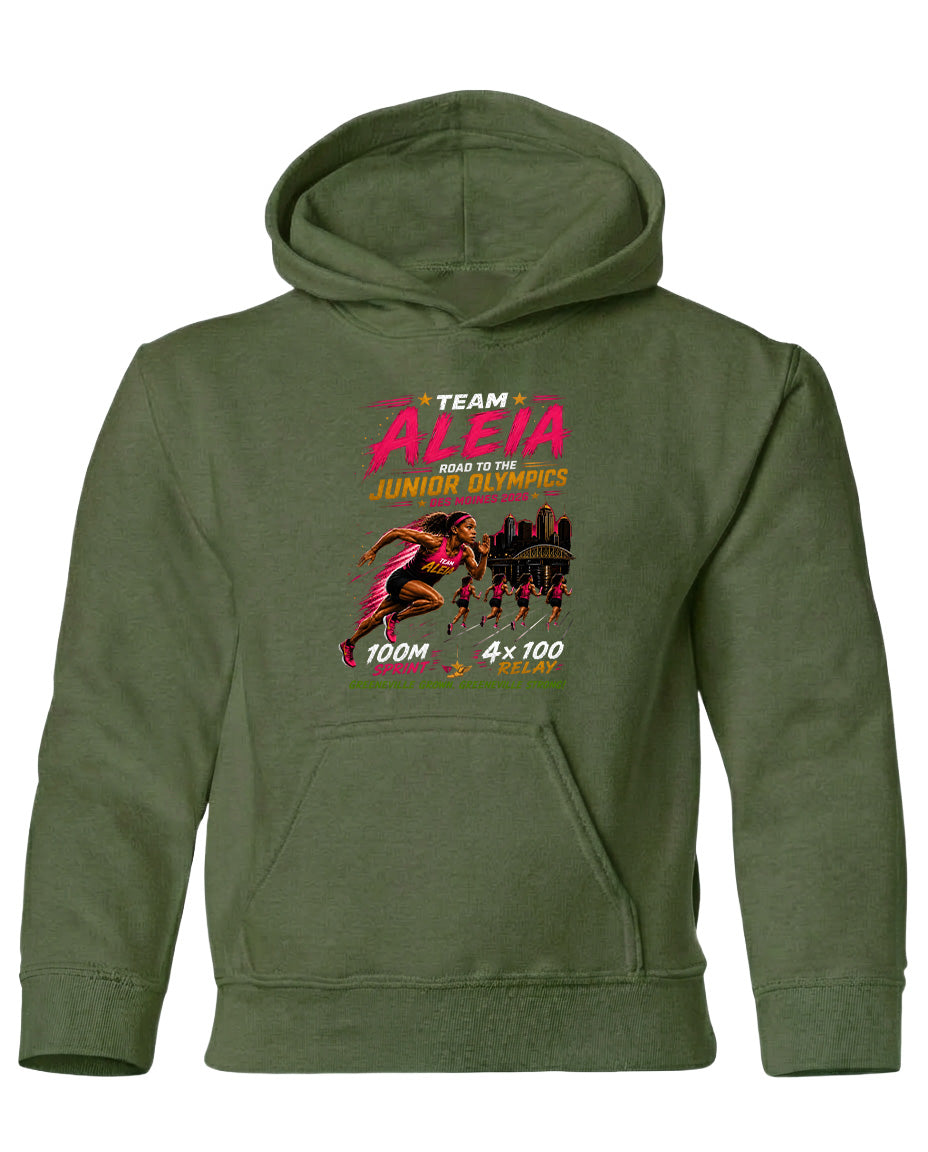 YOUTH Team Aleia Full Chest Logo T Shirt | Hoodie | Long Sleeve | Sweatshirt | Crew Neck | Tank Top