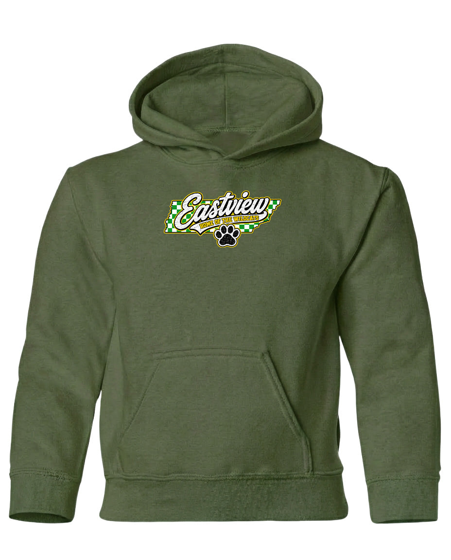 YOUTH Eastview Home of the Wildcats Chest Logo T Shirt | Hoodie | Long Sleeve | Sweatshirt | Crew Neck | Tank Top 1