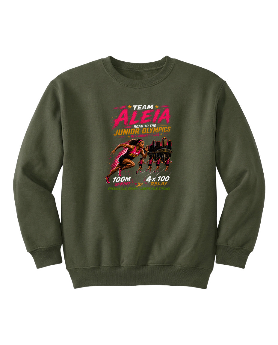 YOUTH Team Aleia Full Chest Logo T Shirt | Hoodie | Long Sleeve | Sweatshirt | Crew Neck | Tank Top