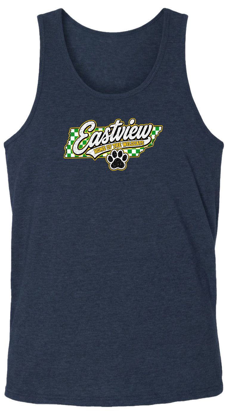 ADULT Eastview Home of the Wildcats Chest Logo T Shirt | Hoodie | Long Sleeve | Sweatshirt | Crew Neck | Tank Top 1
