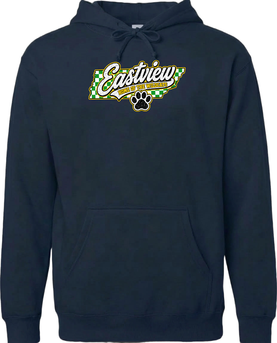 ADULT Eastview Home of the Wildcats Chest Logo T Shirt | Hoodie | Long Sleeve | Sweatshirt | Crew Neck | Tank Top 1