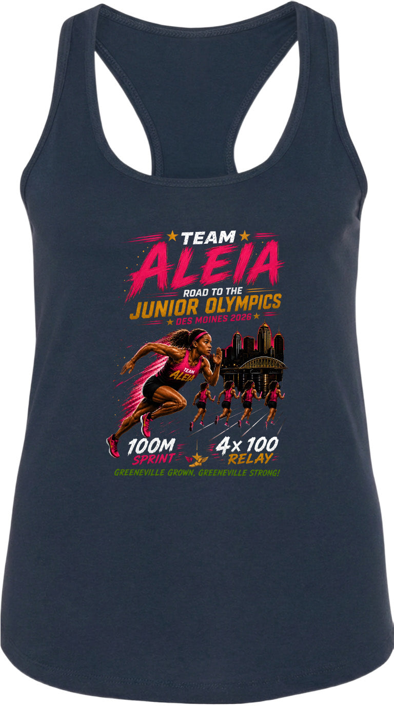 ADULT Team Aleia Full Chest Logo T Shirt | Hoodie | Long Sleeve | Sweatshirt | Crew Neck | Tank Top