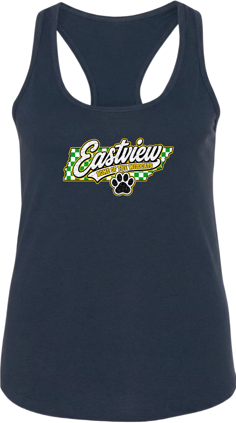 ADULT Eastview Home of the Wildcats Chest Logo T Shirt | Hoodie | Long Sleeve | Sweatshirt | Crew Neck | Tank Top 1