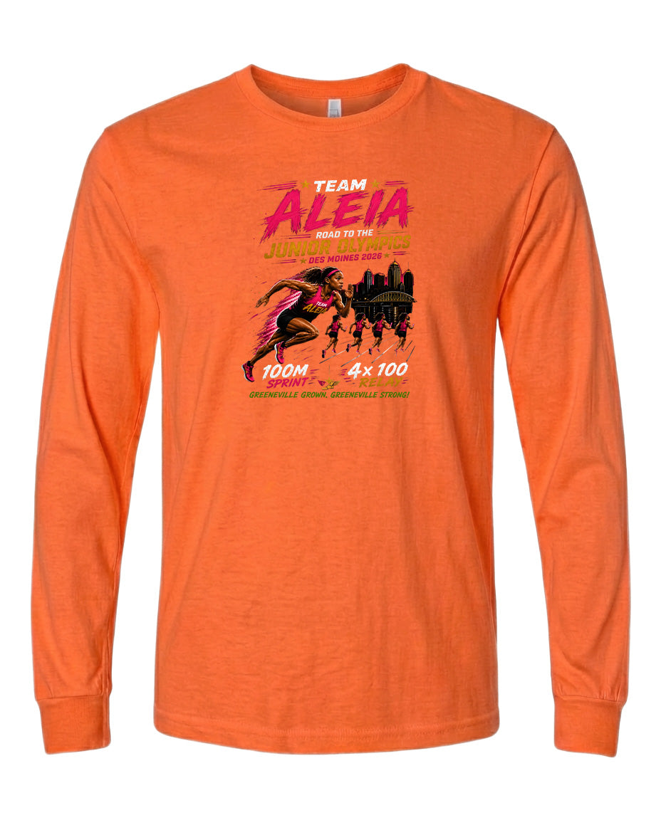 YOUTH Team Aleia Full Chest Logo T Shirt | Hoodie | Long Sleeve | Sweatshirt | Crew Neck | Tank Top
