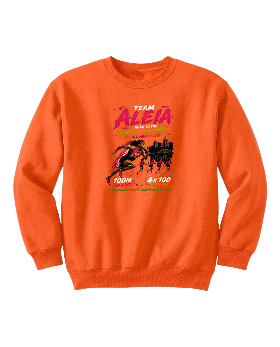 YOUTH Team Aleia Full Chest Logo T Shirt | Hoodie | Long Sleeve | Sweatshirt | Crew Neck | Tank Top