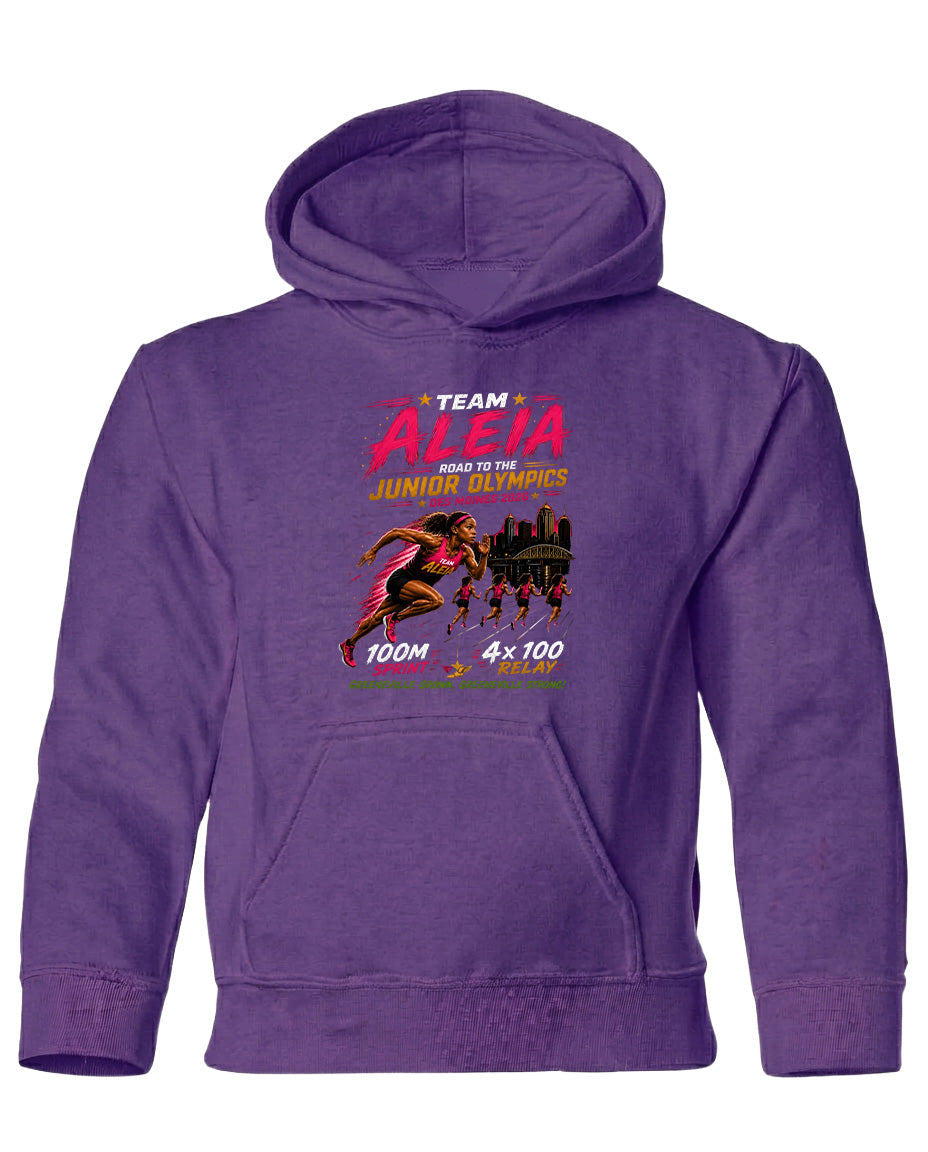 YOUTH Team Aleia Full Chest Logo T Shirt | Hoodie | Long Sleeve | Sweatshirt | Crew Neck | Tank Top